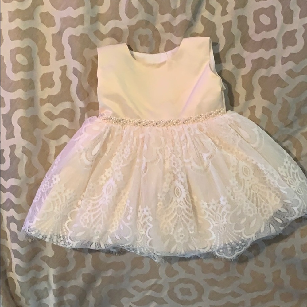 Baby Girl Ivory Lace Dress